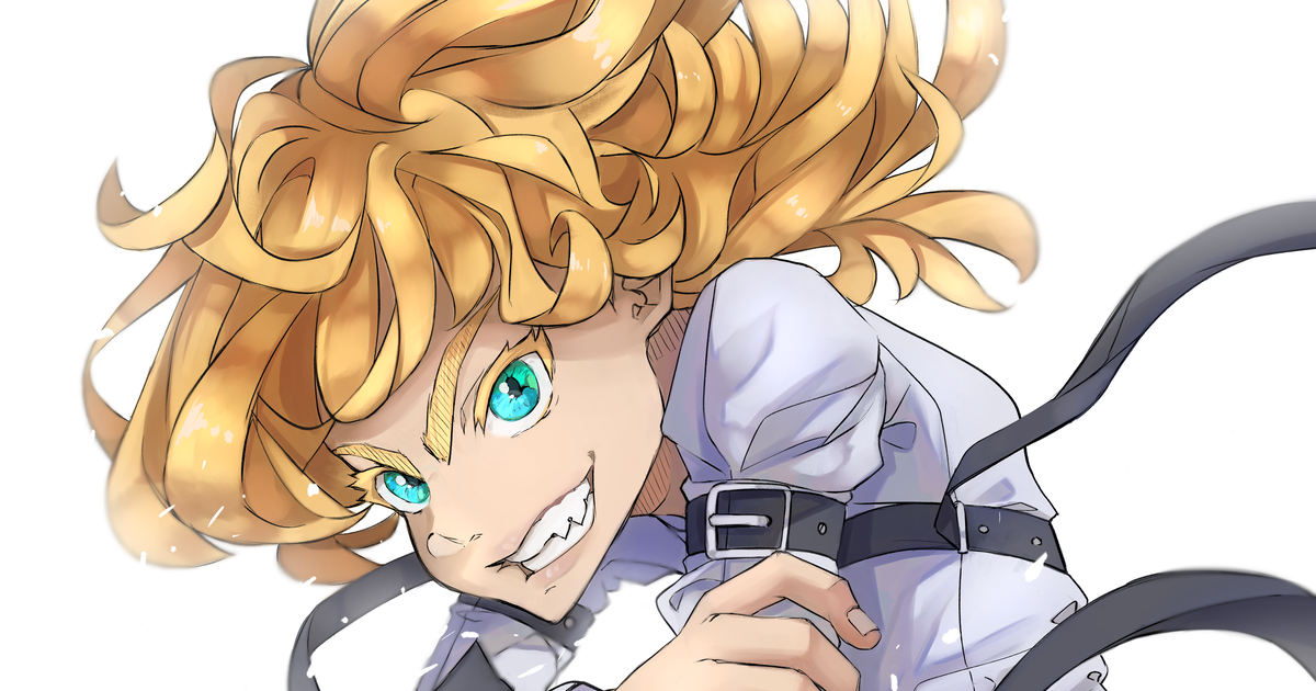 anime, blonde / Straight Jacket / September 5th, 2022 - pixiv