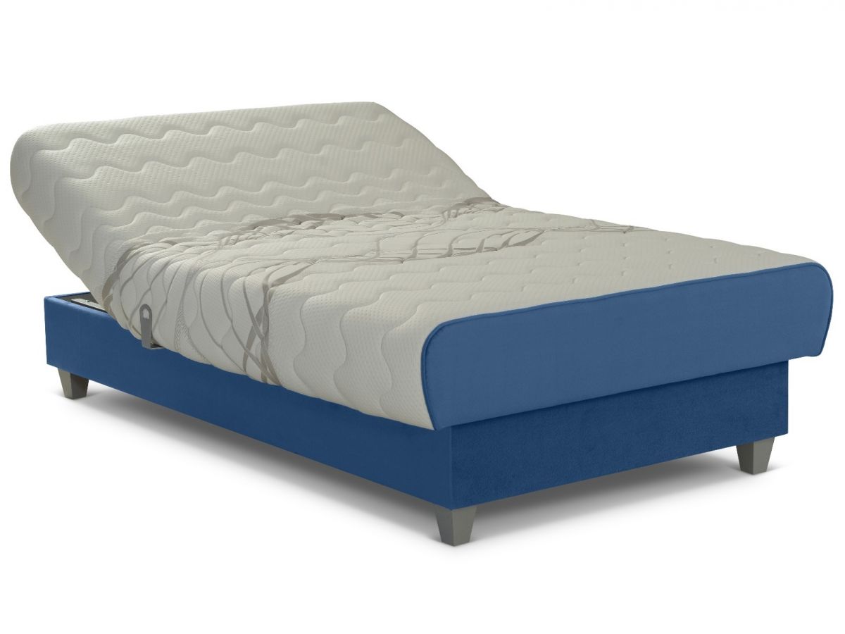 מיטה וחצי מתכווננת חשמלית לנוער עם ארגז מצעים דגם FRESH | ד״ר גב