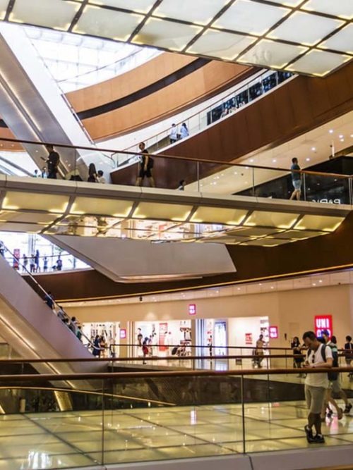 Tiendas dentro de un shopping