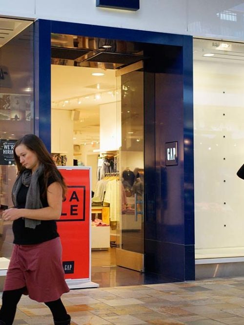 trafico peatonal de una tienda